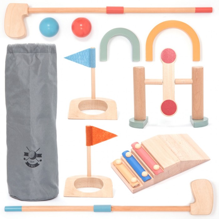 Set Joc indemanare Mini golf copii si adulti