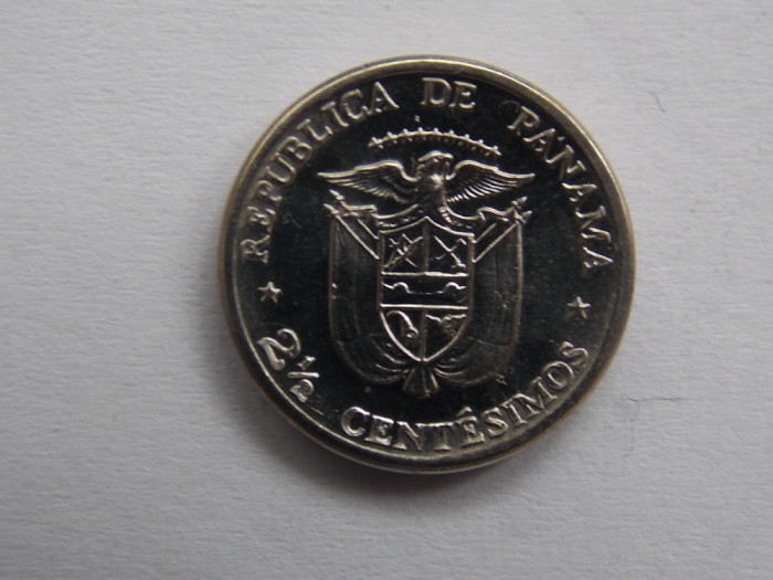 2 1/2 CENTESIMOS 1973 PANAMA-FAO