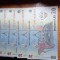 Bancnote noi 20 lei serii consecutive