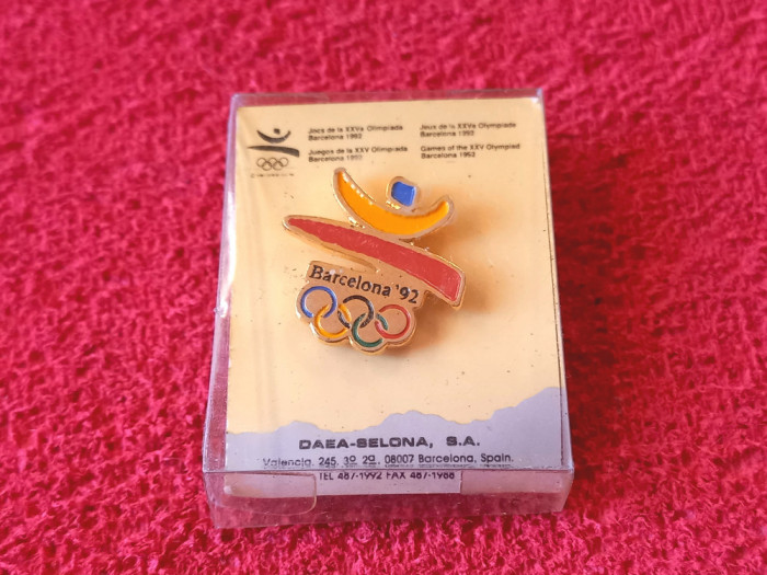 Insigna olimpica - Olimpiada BARCELONA 1992