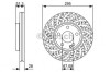 Disc frana MERCEDES GLA-CLASS (X156) (2013 - 2016) BOSCH 0 986 479 A02