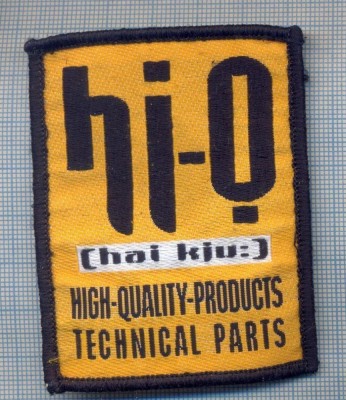 AX 1233 EMBLEMA - ,,HI-Q&amp;quot; -HIGH-QUALITY-PRODUCTS -TECHNICAL -PENTRU COLECTIONARI foto