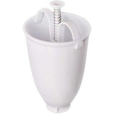 Accesoriu de Bucatarie pentru Gogosi, Cyrax, Dozator pentru Aluat, Dispozitiv Manual, Forma de Gogosi, pentru Gatit, 18x10x10 cm, Alb
