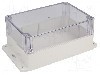 Carcasa policarbonat, 121mmx171mmx80mm, IP65, GAINTA - G223CMF