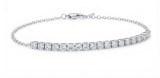 Bratara de Picior din Argint 925 ,Tennis Sparkle Link cu Cristale Zirconiu