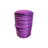 Cumpara ieftin Plasa ambalat usturoi legume rola 100m Polietilena Violet/Alb Latime 50-70mm Tubulara
