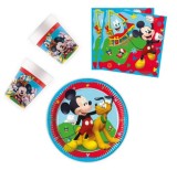 Set de petrecere din 32 de piese Mickey Mouse si casa Distractiei