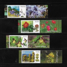 ROMANIA 2020 - FLORI PROTEJATE DIN ROMANIA, VINIETA, MNH - LP 2296