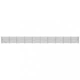 Cumpara ieftin Gard plasa de sarma cu bordura, verde, 1,6x25 m