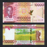 GUINEA █ bancnota █ 10000 Francs █ 2018 █ UNC █ necirculata