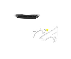Bandou aripa fata BMW X3 (G01), 06.2017-07.2021; X4 (G02), 03.2018-, partea stanga, crom/negru,