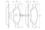 Set placute frana,frana disc FORD FIESTA IV (JA, JB) (1995 - 2002) BOSCH 0 986 466 402