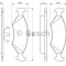 Set placute frana,frana disc FORD FIESTA IV (JA, JB) (1995 - 2002) BOSCH 0 986 466 402