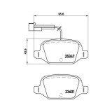 Brembo set placute frana, frana disc Prime Line