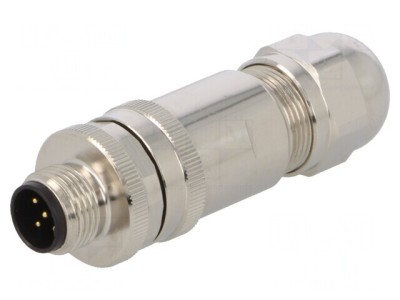 Mufă M12 5-PIN Tată Drept IP67 60V Profibus Pe Cablu foto