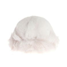 Caciula pufoasa alba