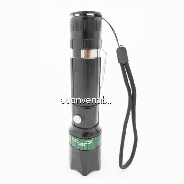 Lanterna LED 5W Zoom Alimentare 220V 12V Bailong BL313T6 Lanterna LED 5W Zoom Alimentare 220V 12V Bailong BL313T6