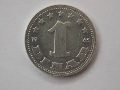 1 DINAR 1963 IUGOSLAVIA foto
