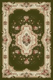 Covor Model Lotos 570-310, Marime 80 x 150 cm, Verde, Inaltime Fir 8 mm, Antialergic, Polipropilena, Living, Dormitor, Sufragerie, Birou