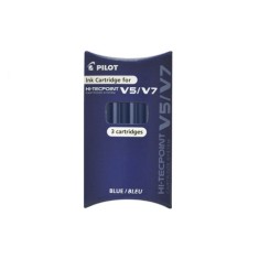 Rezerva roller Pilot V5 V7 Hi-Tecpoint 3buc set albastru
