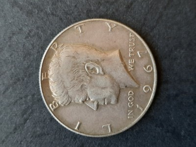 1/2 Dollar &amp;quot;Kennedy&amp;quot; 1967, USA - G 4413 foto