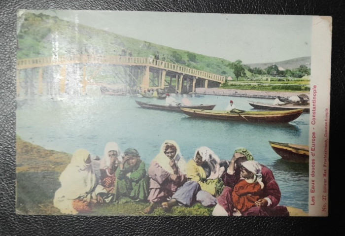 Carte postala, Les Eaux douces dEurope, Constantinopole, color