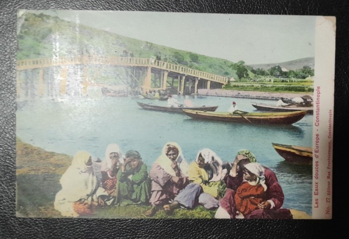 Carte postala, Les Eaux douces dEurope, Constantinopole, color