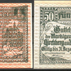 !!! AUSTRIA - LOT NOTGELD KIRCHBERG AM WAGRAM 1920 - UNC / CELE DIN IMAGINE