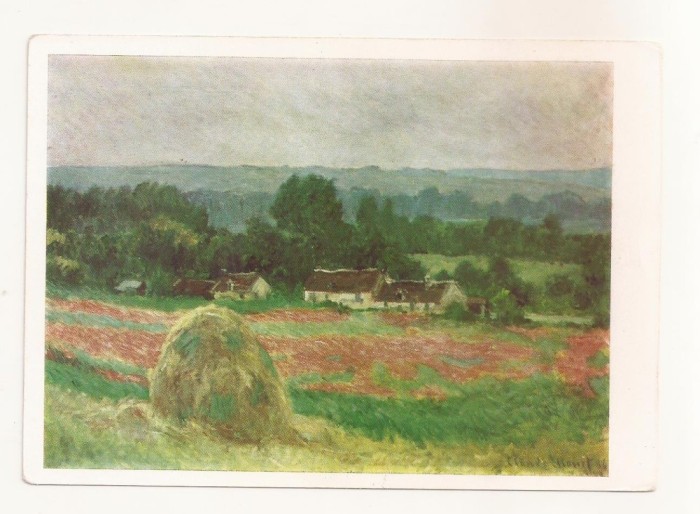 FA87 -Carte Postala- RUSIA - State Hermitage Museum - Claude Monet, Haystack , necirculata