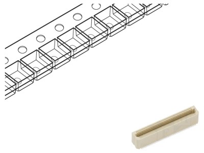 Conector PCB-PCB mamă, 100 pini foto