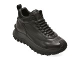 Ghete GRYXX negre, 8861, din piele naturala