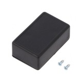 Carcasă universală ABS neagră 28x45x18mm