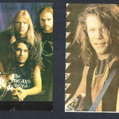 Carte postala trupe Rock : Bon Jovi & Slayer vederi 1990 revolutie