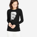 Cumpara ieftin Bluza dama neagra - Dali - Portret - L, THEICONIC