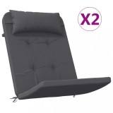 Cumpara ieftin Perne scaun Adirondack, 2 buc, antracit, tesatura Oxford
