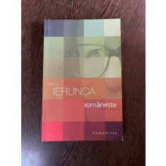 Virgil Ierunca - Romaneste