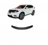 Deflector Capota Nissan X-Trail T32 2014-2017, Protectie Pietre Insecte, Plastic ABS, Montaj Rapid cu Cleme