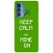 Husa compatibila cu Motorola Edge 20 Lite model Keep Calm and Mine on, Silicon, TPU, Viceversa