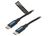 Cablu USB 2.0 USB C 2m Negru, Vention