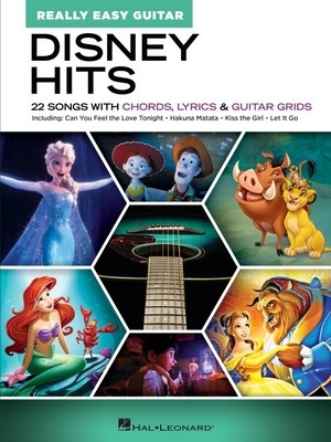Disney Hits - Really Easy Guitar: 22 Songs with Chords, Lyrics, and Guitar Grids foto