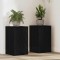 vidaXL Suport pentru plante 2 pcs Stejar negru 30 x 30 x 50 cm 869231