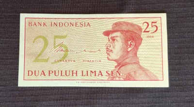 Indonezia - 25 Sen (1964) s942 foto