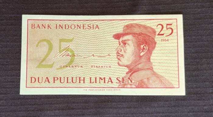 Indonezia - 25 Sen (1964) s942