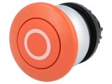 Comutator apăsare 22mm roșu