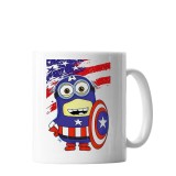 Cana alba personalizata cu Minion haios, INOVATIX&reg;. 330ml, Oem