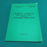NORME TEHNICE OBLIGATORII PENTRU CULTURILE HORTICOLE / 1982 *04