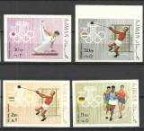 AJMAN--NEDANTELATE MNH SPORT--JOCURILE OLIMPICE--1969, Nestampilat