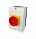Intrerupator 40A 13kw 0-1 ON-OFF 3 poli 400V AC IP65 industrial aplicat casetat, Omu System