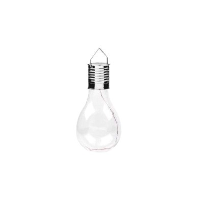 Lumină Solară LED Decorativă &amp;icirc;n Formă de Bulb pentru Exterior Emazing, Suspendată, IP65, Transparentă, cu Lumină Caldă foto