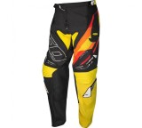 MBS Pantaloni motocross/enduro Ufo Plast Joints, negru/galben, 52, US=34, Cod Produs: PI04446K52